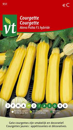 courgette geel (Atena Polka F1 hybride)